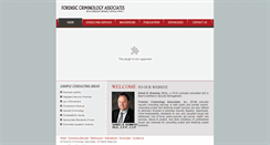 Desktop Screenshot of forensiccriminology.com